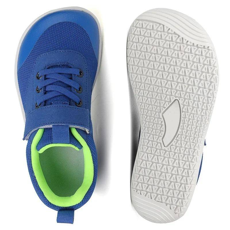 Liten Stor Barn Bred Barfotaskor Pojkar Flickor Minimalistiska Sneakers Lätta Halkfria Naturmaterial Barn Promenadskor Skate Platt 34 gray