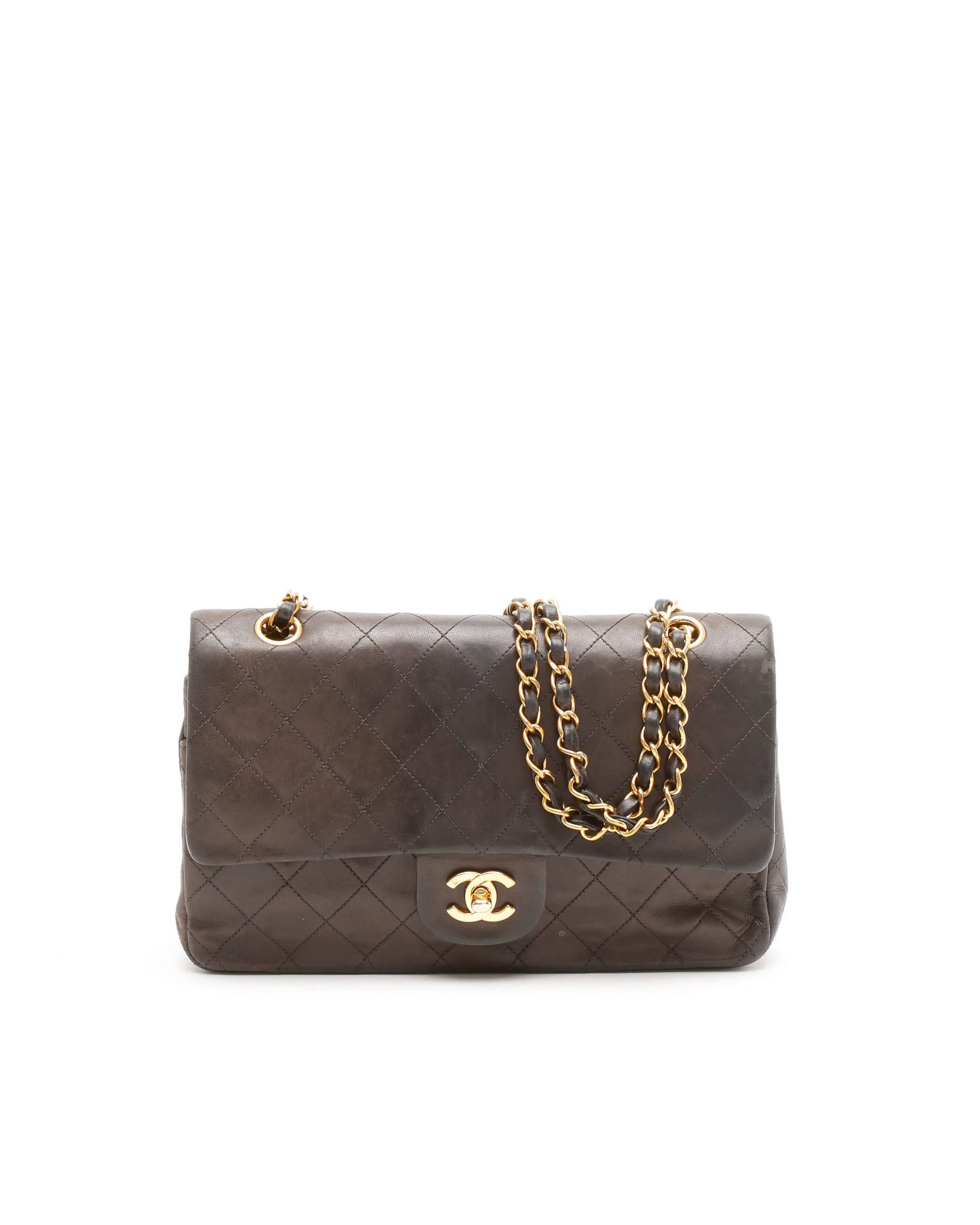 CHANEL Classic Medium Double Flap Bag - Black - One Size
