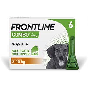 Frontline Combo hund 2-10 kg, 6 stk.