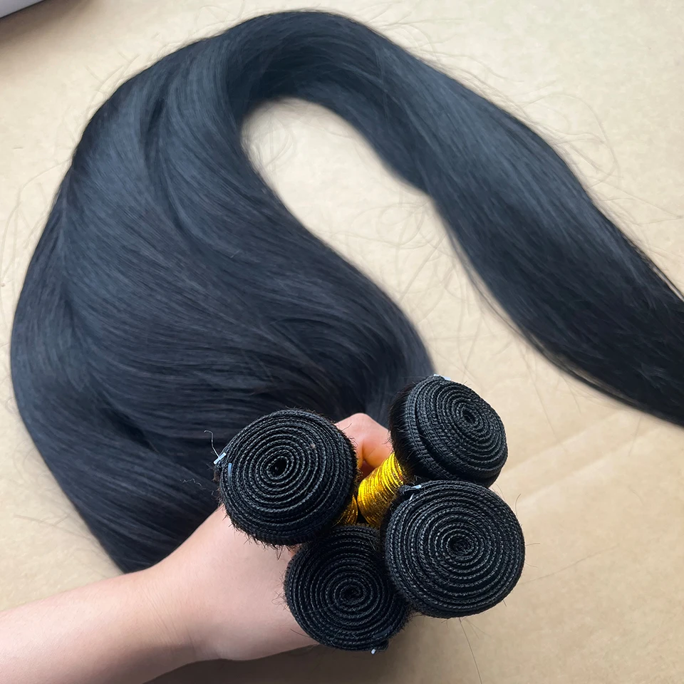 28 30 Inches Straight Virgin Human Hair Bundles 3 4 Bundles Deal Brazilian Human Hair Weave Raw Straight Human Hair Extensions