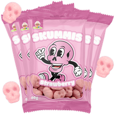 5st - Skummis Strawberry 80g