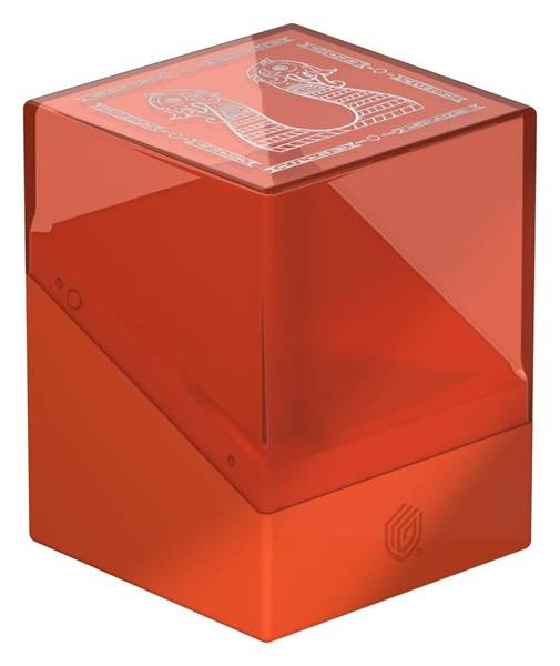 Ultimate Guard Boulder Deck Case (Deck Box) 100+ Standard Size: RagnarÃ¶k - BifrÃ¶st Red