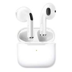 True Wireless Earbuds- Kompatibel med Apple & Android, Inbyggd mikrofon, Svetttåliga hörlurar, Upp till 24 timmars batteritid- Vit, Hörlurar>Trådlösa, - Vitt (En-Storlek)