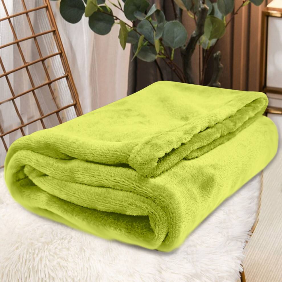 Mysig filt i flanellfleece, 125 x 150 cm
