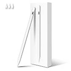Meko Stylus-penna för iPad Apple 2018–2024 med snabbladdning, handigenkänning, lutningssensitivitet för iPad Pro 13/12,9/11 tum och iPad 10/9/8/7/6 gen, iPad Mini 6/5 gen, iPad Air 5/4/3 gen