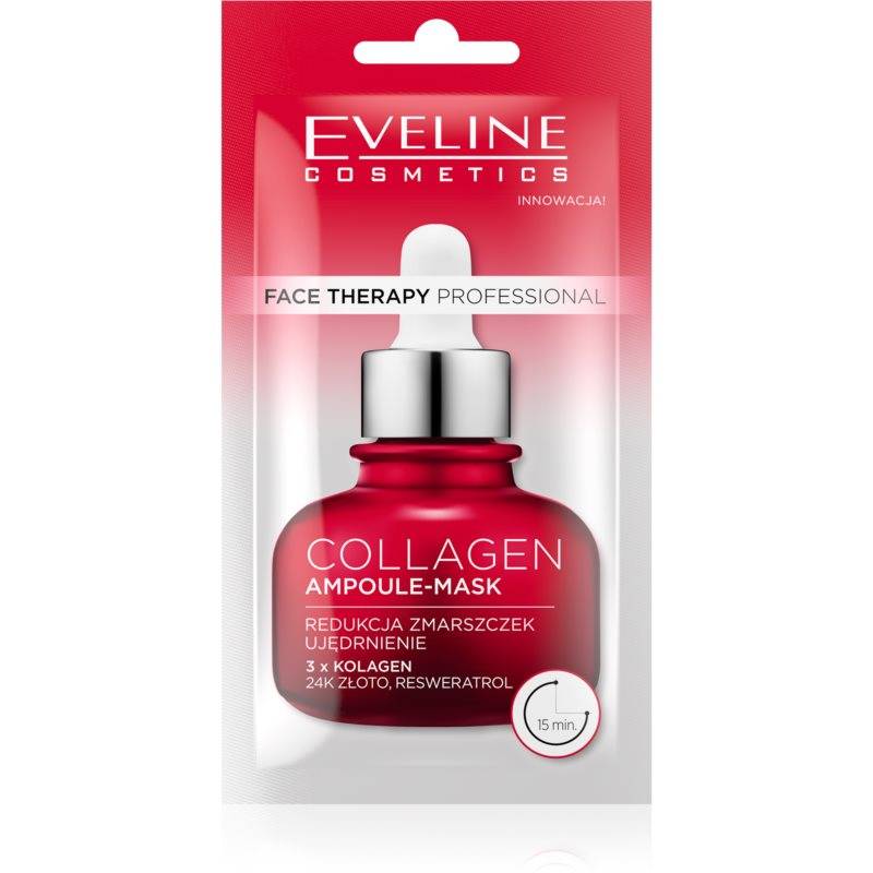 Eveline Cosmetics Face Therapy Collagen Crememaske Til at gendanne fastheden i huden 8 ml - 8 ml