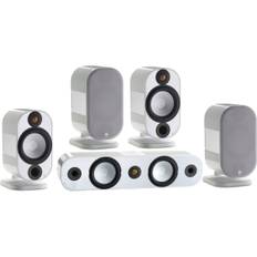 Marantz Cinema 50 sølv + Monitor Audio Pack Apex 5.0 hvid - Kompakt højttalerpakke