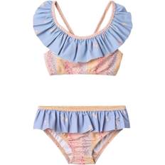 Wheat Bikini Bothilda Str 4 år / 104 cm - Morning Sky Hearts Bikinier Polyester hos Magasin