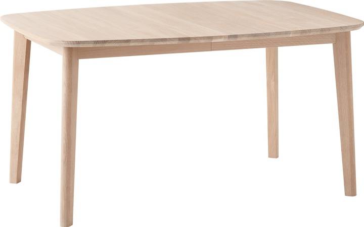 SM118 Lackad ekfanér Matbord 3 iläggsskivor