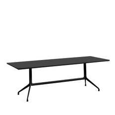 HAY About A Table AAT10 - 220x90cm - Sort linolium