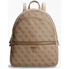 Guess Manhattan 4G Backpack In Latte For Women - ONE SIZE / Lattee