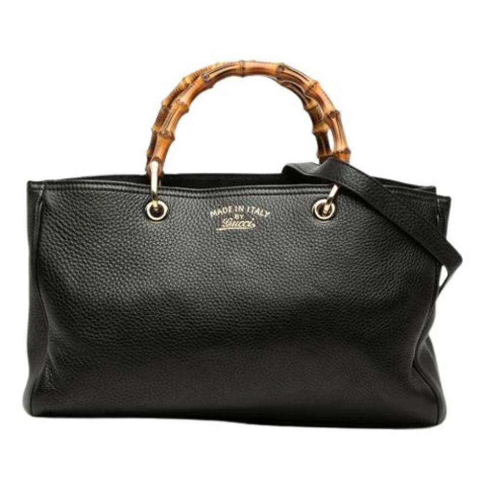 Gucci Vintage Pre-owned Vintage Håndtaske - Vintage - Dame - Sort - ONE SIZE - Uld