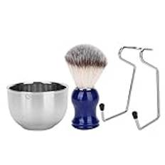 Beard Shaving Set, Beard Shaving Brush, Durable 3pcs/set for Men Barber Shop