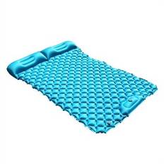 Inflatable Sleeping Pad Lightweight Camping Mattress Camp Air Mat Bed with Pillows for Hiking Backpacking Camping