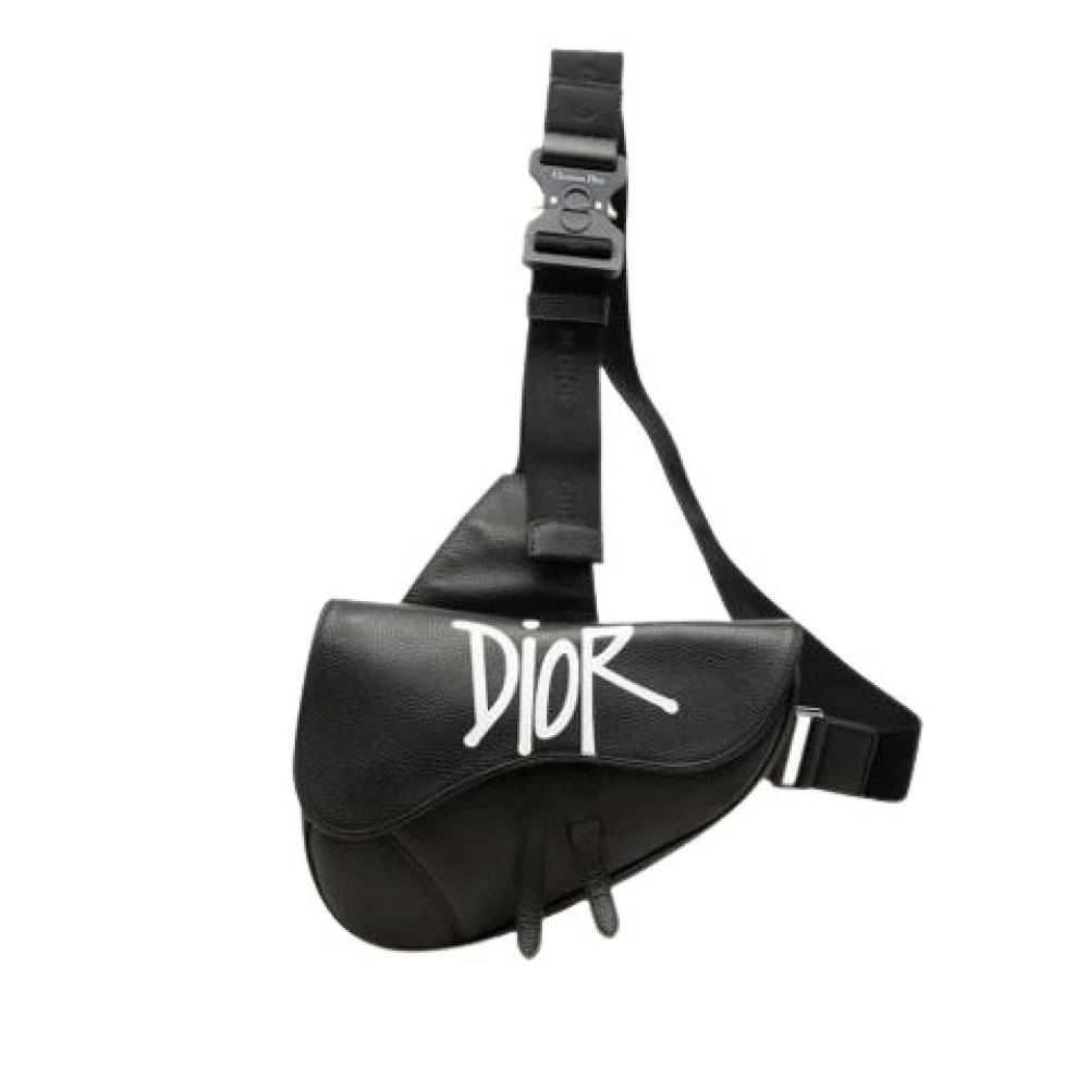 Dior Vintage Pre-owned Vintage Shoulder Sling Bag - Vintage - Herre - Sort - ONE SIZE - Uld