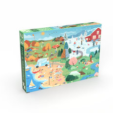 The 4 Seasons 1000 brikker puslespil fra Penny Puzzle