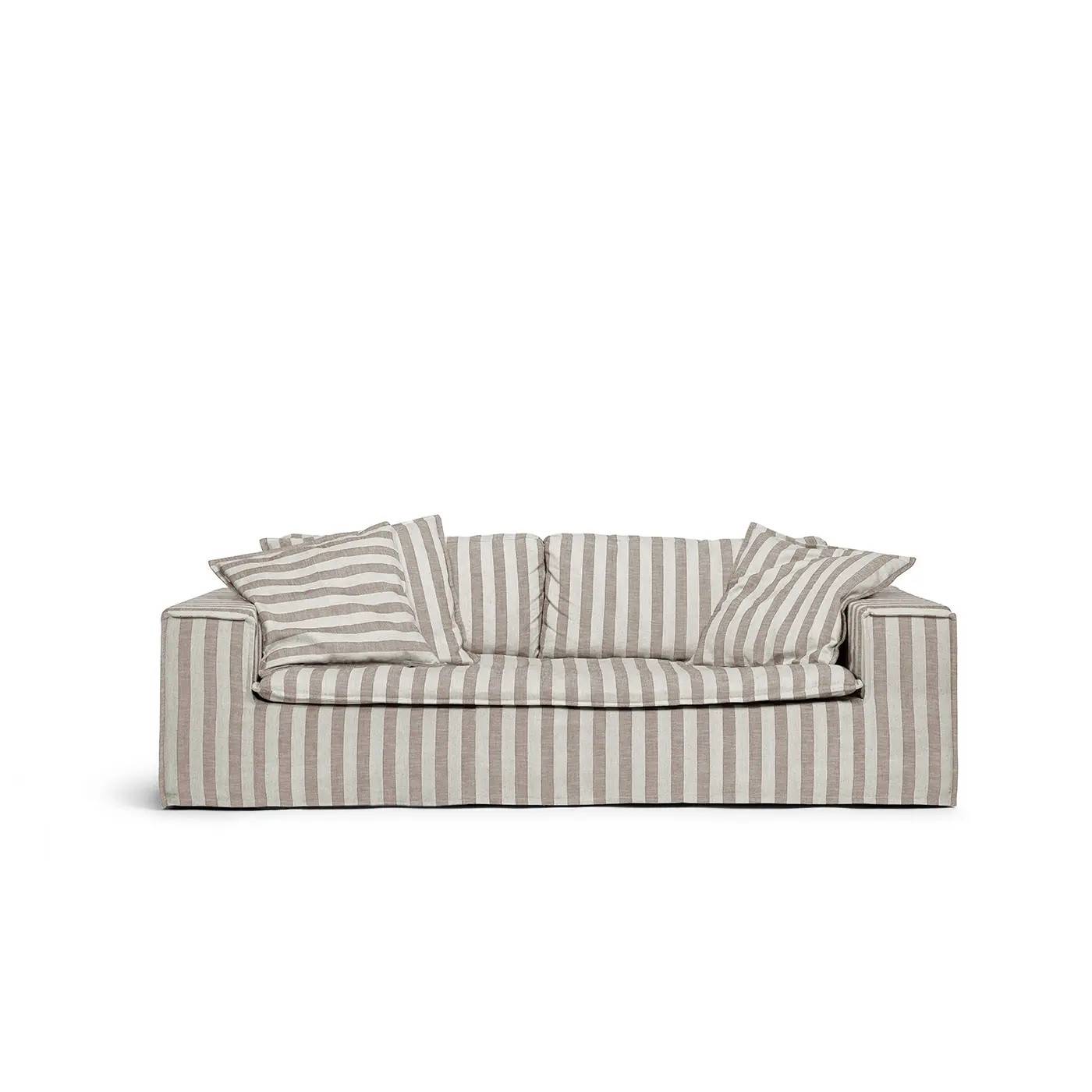 Luca Original 2-Sitssoffa Randig Brun