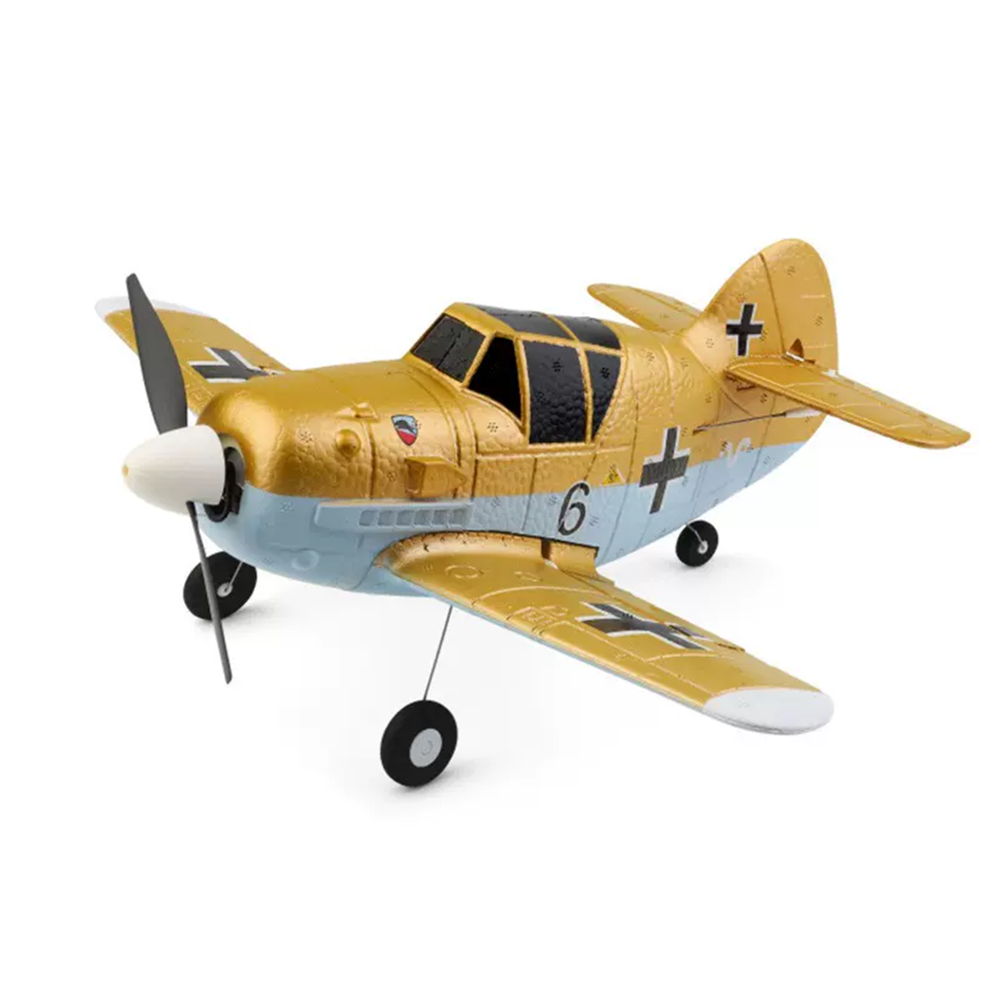 XK A250 BF-109 Fighter 350mm Spännvidd 2.4G 4CH 3D/6G System EPP RC Flygplan Nybörjare RTF