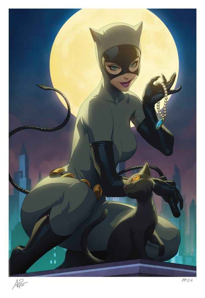 DC Comics konsttryck Catwoman: Batman the Animated Series 46 x 61 cm - utan ram