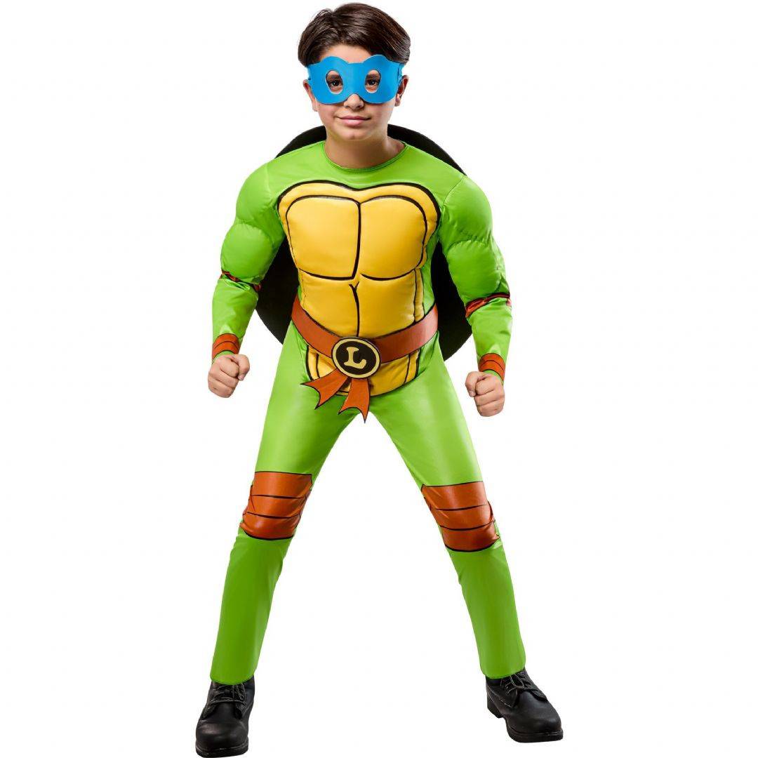 TMNT Ninja Turtles 4i1 str. 110 Teenage Mutant Ninja udklædning 01693
