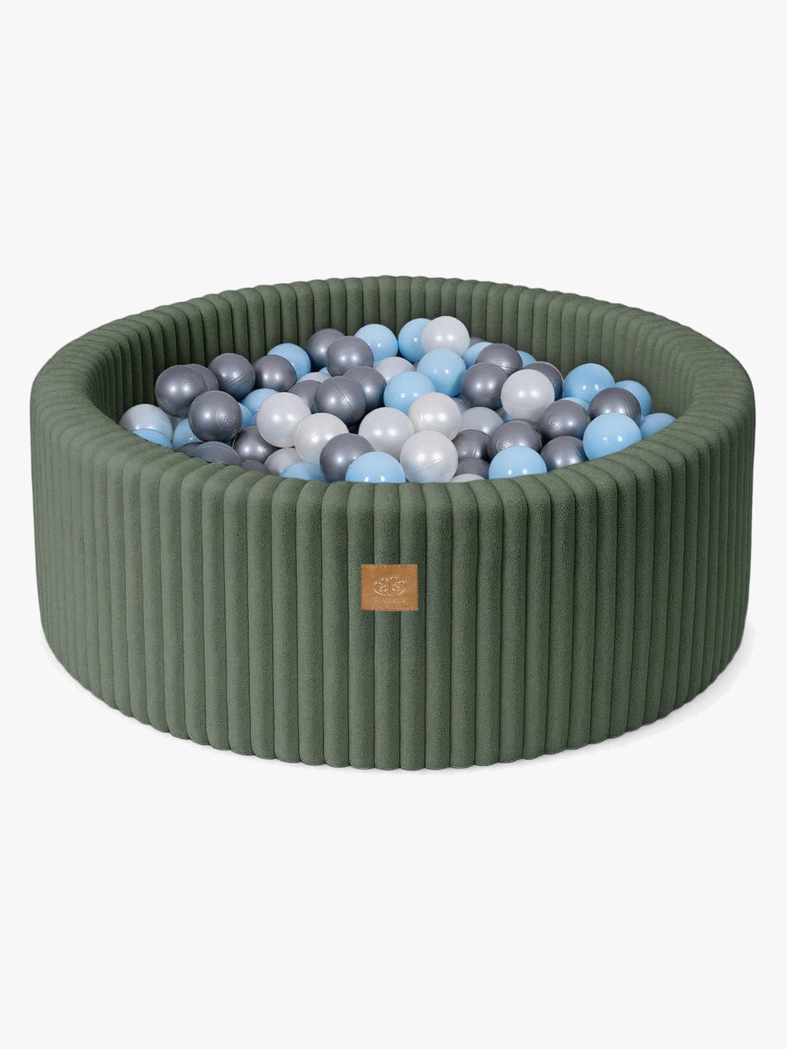 MeowBaby Churros Boldbassin Olive Green, Blue/Silver
