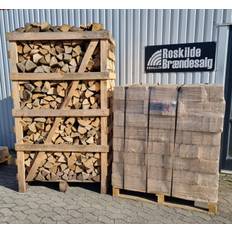 RUF træbriketter og Lufttørret bøgebrænde.