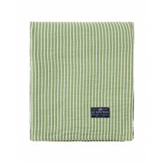 Lexington Striped Reversable Organic Cotton Sengetæppe Green