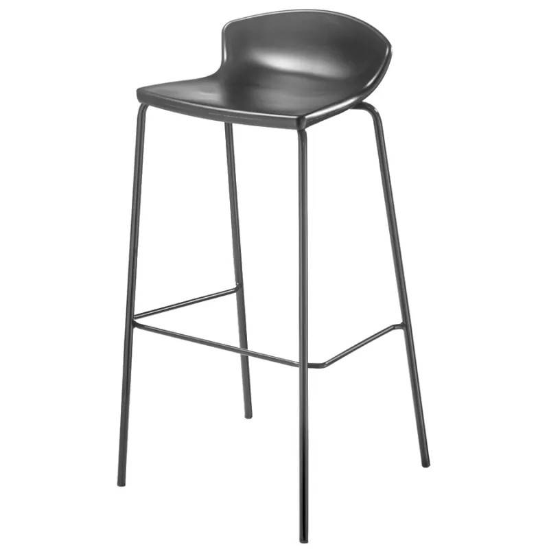 Easy barstol - 4 st/fp (67 cm, Röd, Krom)
