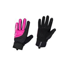 Rogelli Storm cykelhandskar vinter svart/rosa dam - Storlek Large