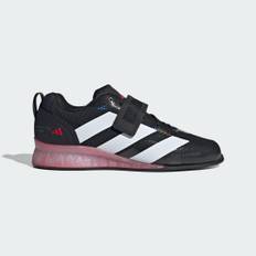 Adipower Weightlifting 3 sko - Core Black / Cloud White / Pure Ruby - 44 2/3