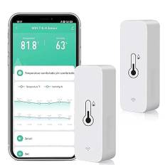 OBOSOE trådløst termometer og hygrometer – WiFi temperatur- og fugtighedsmåler med app-meddelelse og fjernovervågning