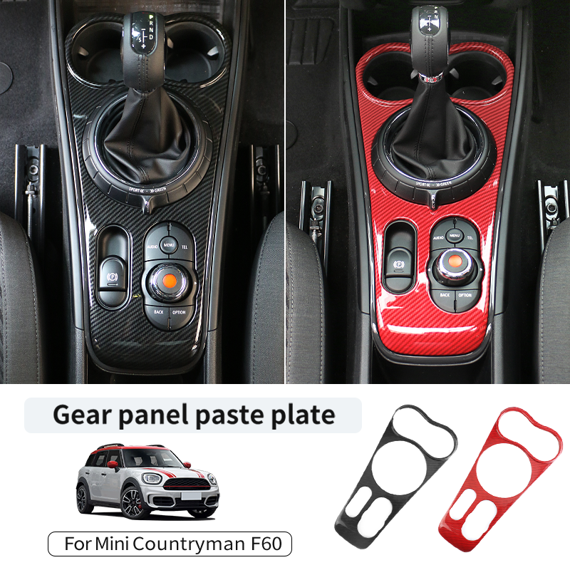For Mini Countryman F60 2017-2023 Car Center Console Gear Shift Box Panel Shell ABS Car Styling Interior Decoration Accessories