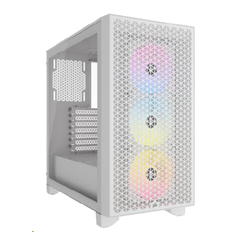 Corsair 3000D RGB Airflow Mid-Tower Case White, ATX - Vit