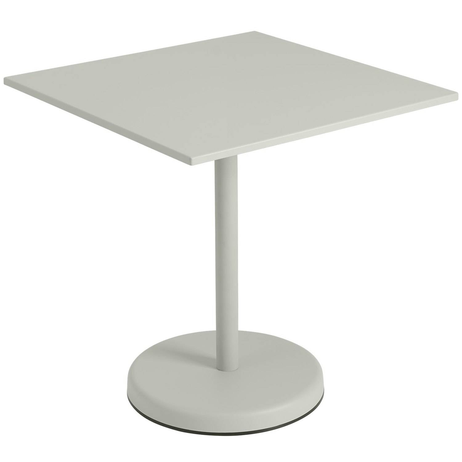 Muuto Linear Bord 70x70 Cm t - Haveborde Stål Grå - LSTCAT70S104.