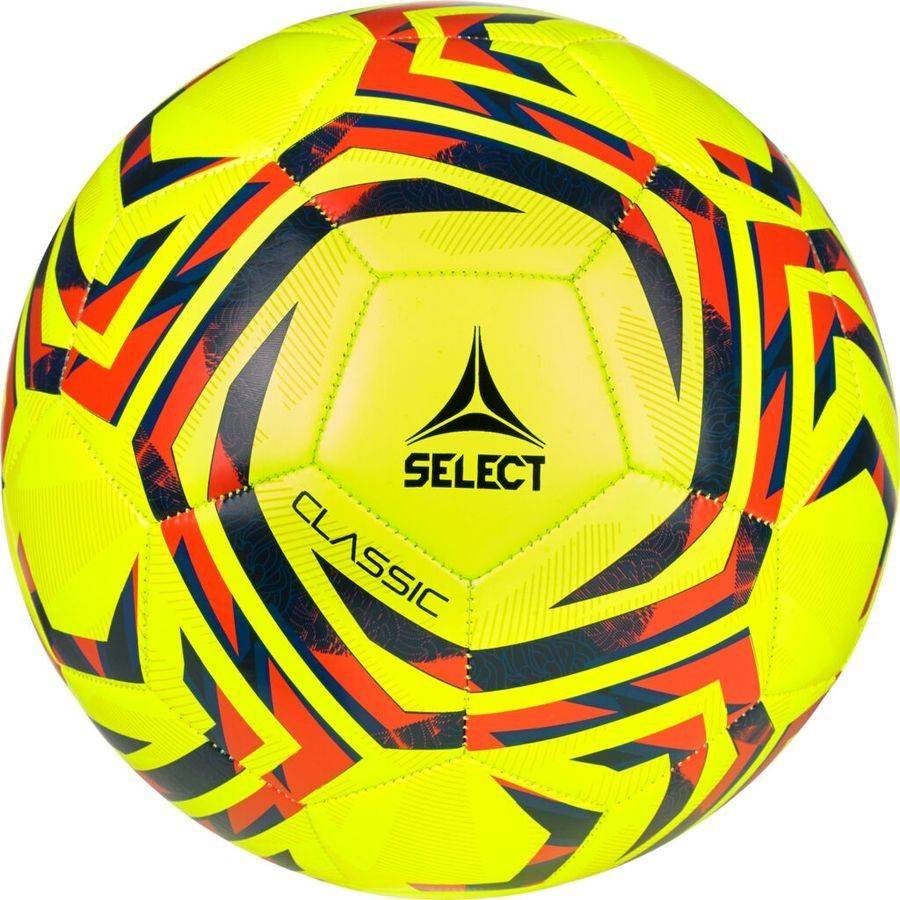 Select Fotboll Classic V25 - Gul/Röd - ['Gul'] (Ball SZ. 3)