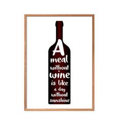 POSTER & FRAME A-Day-Without-Sunshine |Multi/patterned |50X70 cm