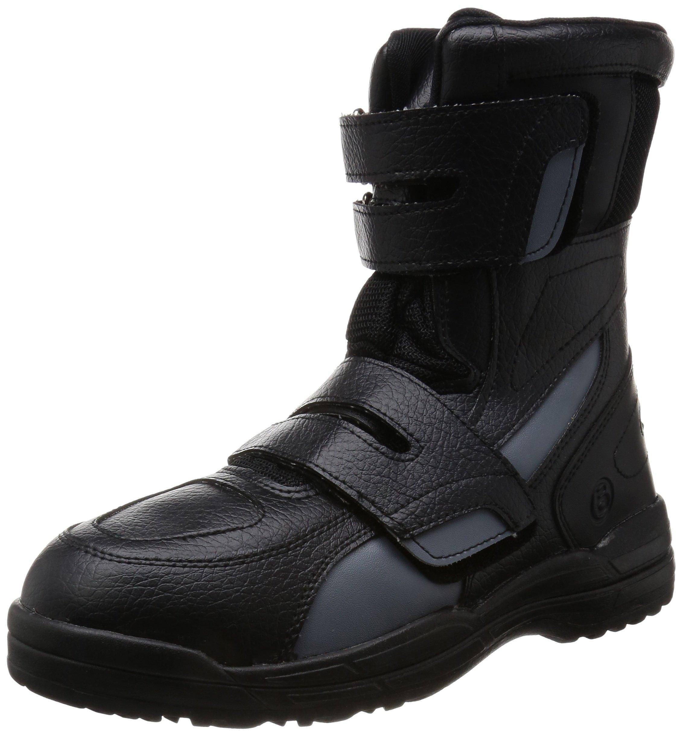 Margo Safety Work Steel Toe Reflective Velcro Toe Safety Size Size cm Shoes, Boots, Cap, Material, Cap, High-Cut Boots, 150, Unisex, Adult, Black, svart