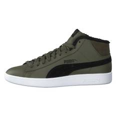 Puma Smash V2 Mid Wtr L Forest Night-puma Black, Unisex, Skor, Sneakers, höga sneakers, Grön, EU 47 (EU 47)