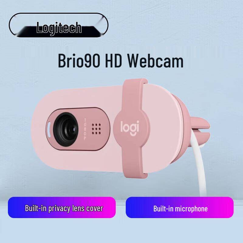 Logitech Brio 90 Full HD 1080P Webbkamera med Sekretesskydd