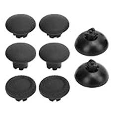 Ersättningssats för Thumbstick Caps for PS5 Edge, for PS5 Pro Elite, for PS4, för Switch Pro, for Xboxserien, Thumb Stick Cap, Thumb Stick Grips Tillbehör (Svart)