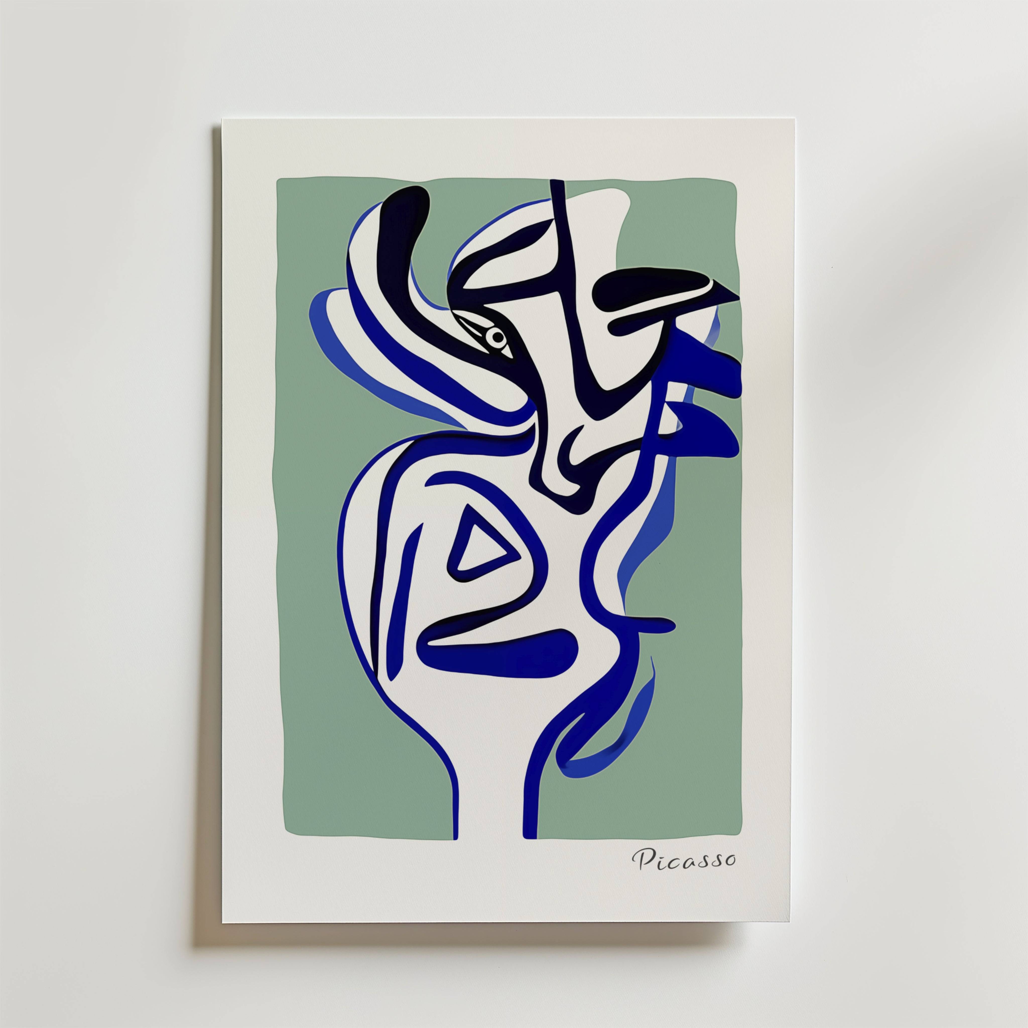 Picasso Mind in Motion Poster - Fine Art Poster 21x30 cm