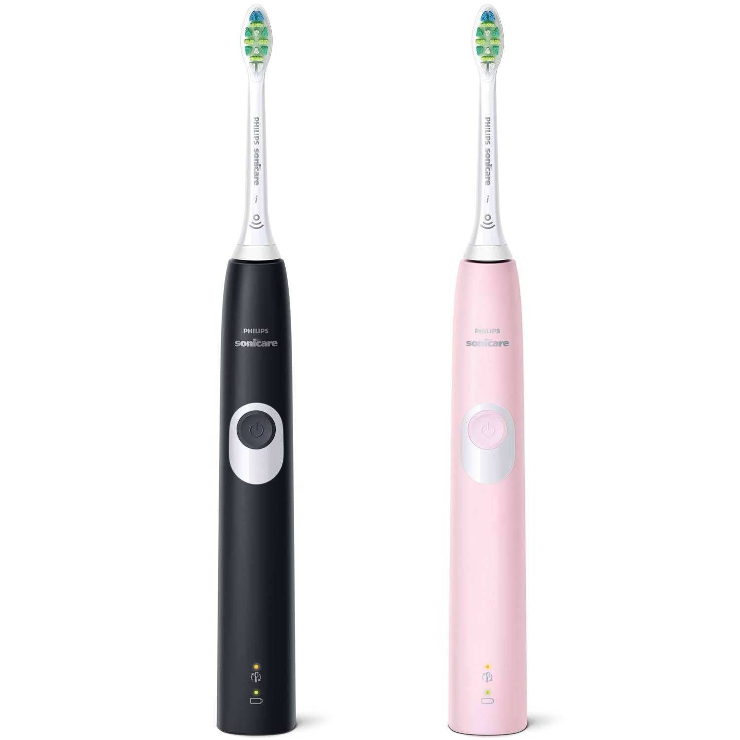 Eltandborste ProtectiveClean 4300 DUO BLK/PINK HX6800/35