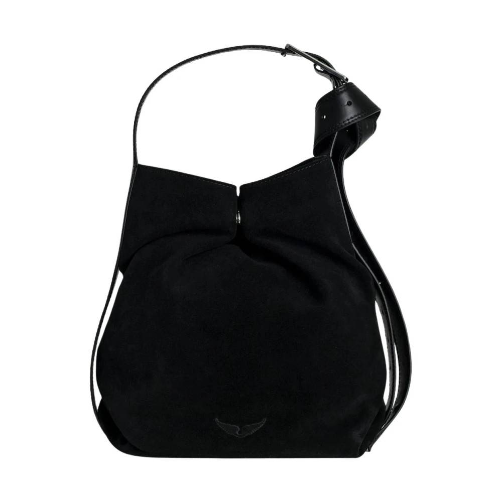 Zadig & Voltaire Le Cecilia Hobo Bag - Tasker - Dame - Sort - ONE SIZE - Uld