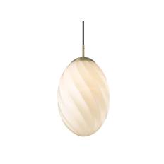 Halo Design Twist Egg pendel - Ø25 cm (Opal - messing)