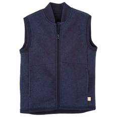 disana Kid's Milled Wool Vest Vest i merinould Børn størrelse 98/104 farve blå