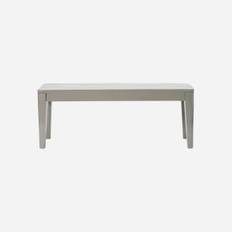 House Doctor Bench, Molon, Gray-L: 120 cm, W: 36 cm, H: 46 cm - Grey / Mango Wood , Iron , Sealer , Grey stain , Lacquer