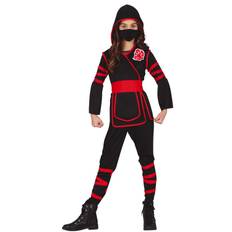 Rød ninja til børn 7-9 år