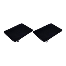 Neopren Sleeve til iPad 9,7"-11", Sort - 2 stk