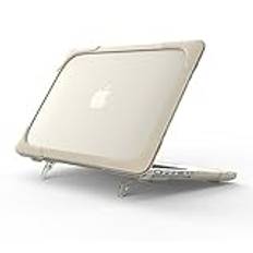 Kompatibel med Funut MacBook Pro Retina 13 tum fodral 2012–2015 Release A1425 / A1502 slitstark plast hårt skyddsfodral ställ stötsäkert fodral för MacBook Pro 13 tum (# Khaki)