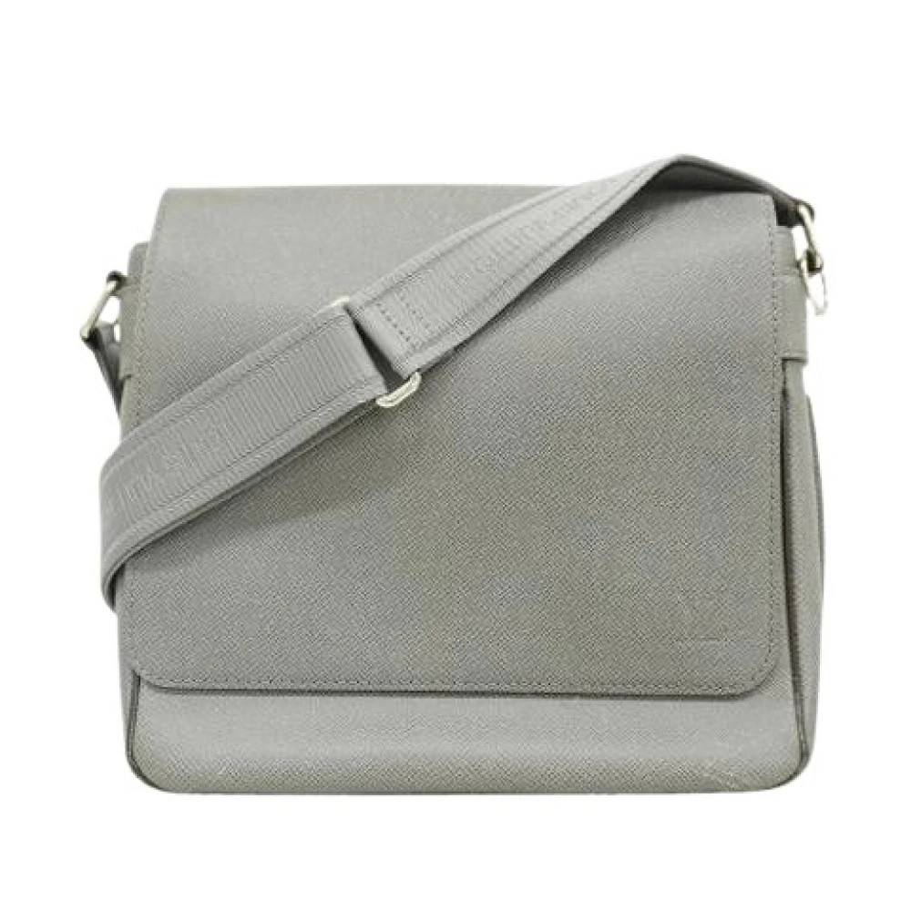 Louis Vuitton Vintage Pre-owned Vintage Skuldertaske - Vintage - Herre - Grå - ONE SIZE - Uld